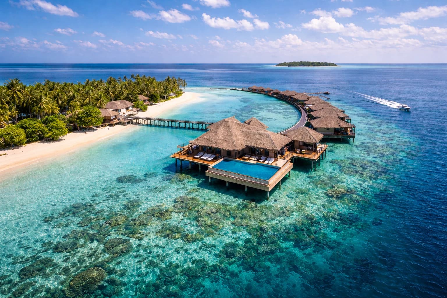 Maldives luxury resort