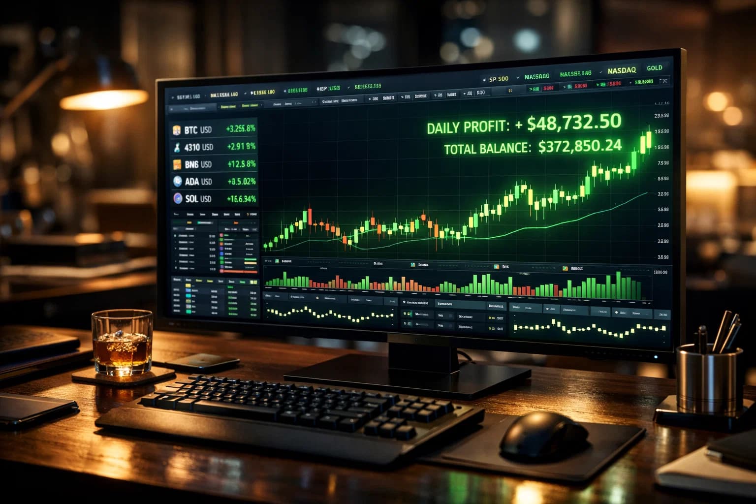 Trading dashboard