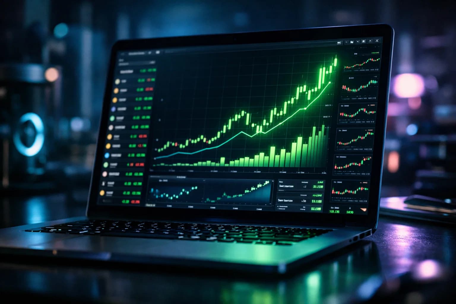 Crypto trading dashboard