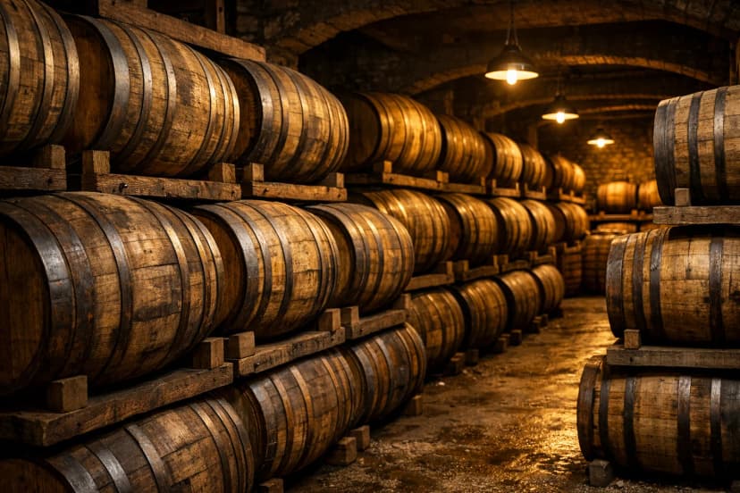 Barrel aging